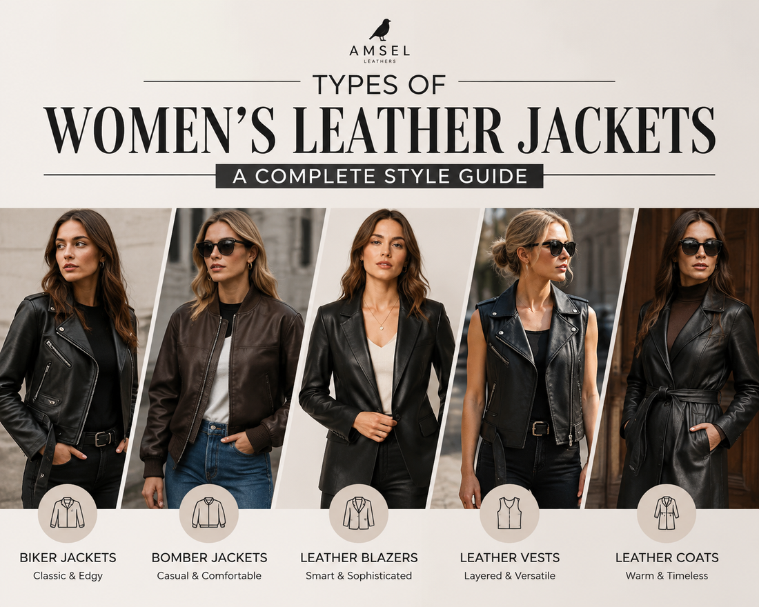 Types of Women’s Leather Jackets