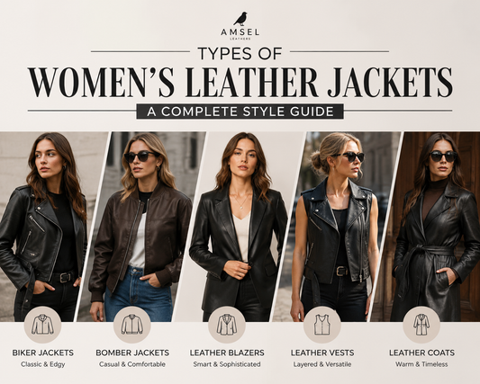 Types of Women’s Leather Jackets