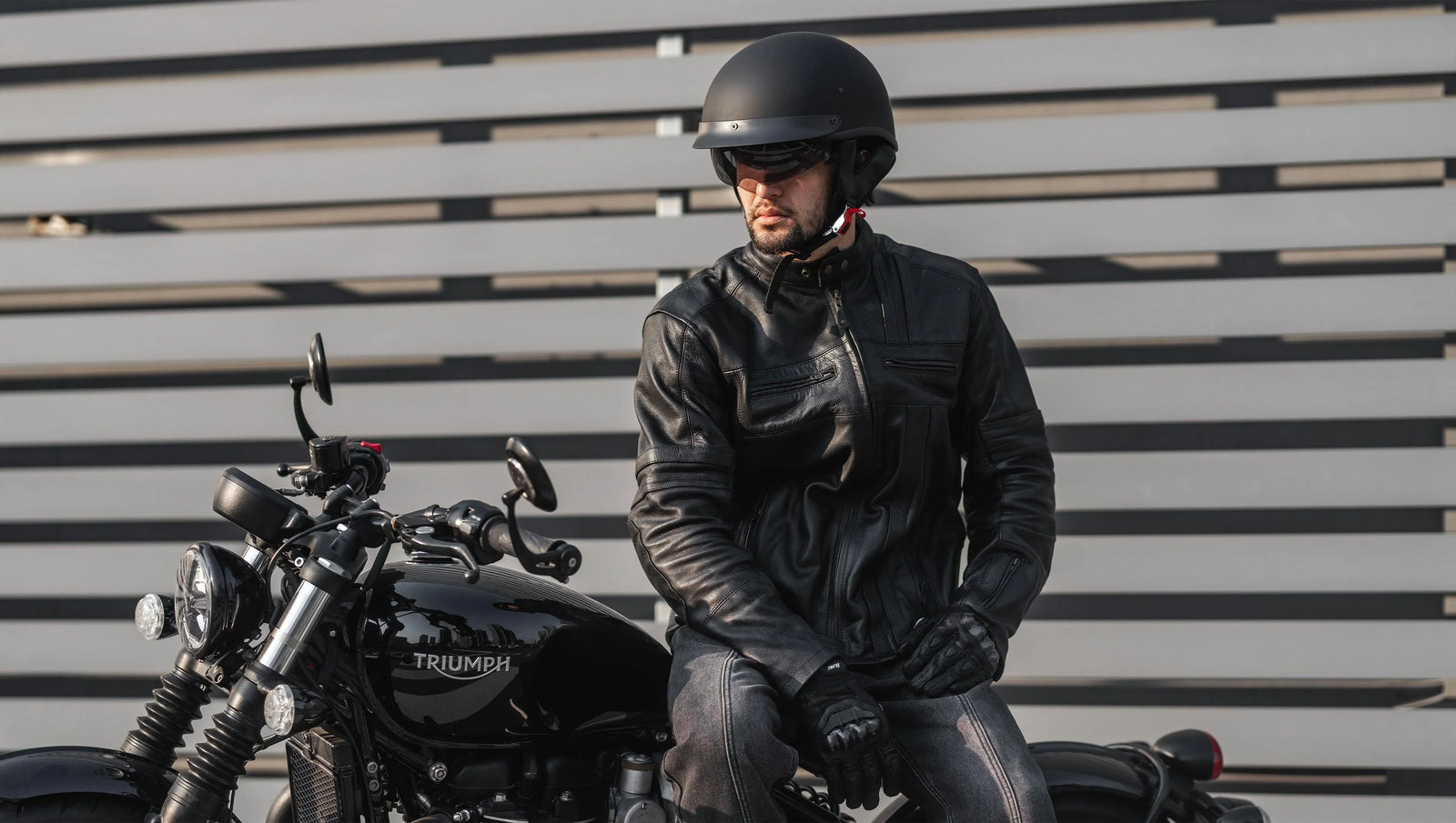 Men’s biker leather jackets in premium motorcycle styles