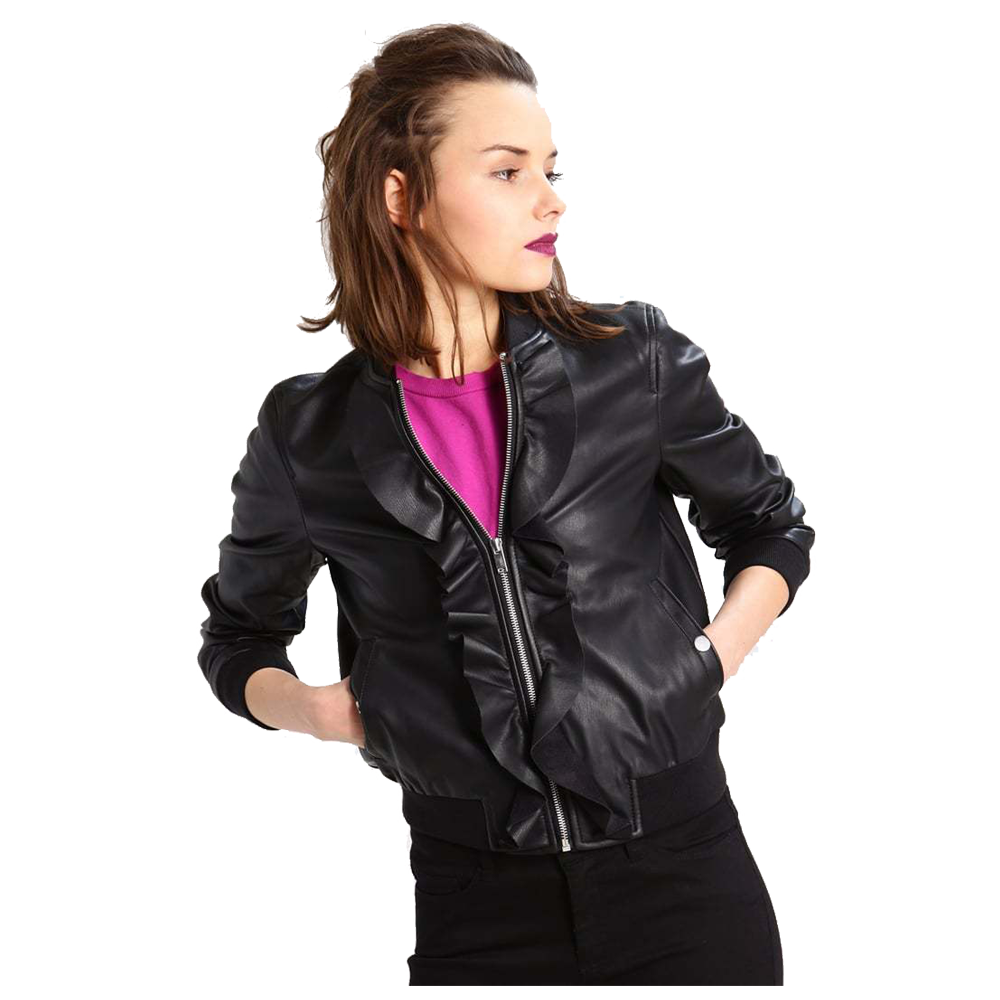 WOMEN REAL LEATHER FASHION JACKET - AMSEL LEATHERS