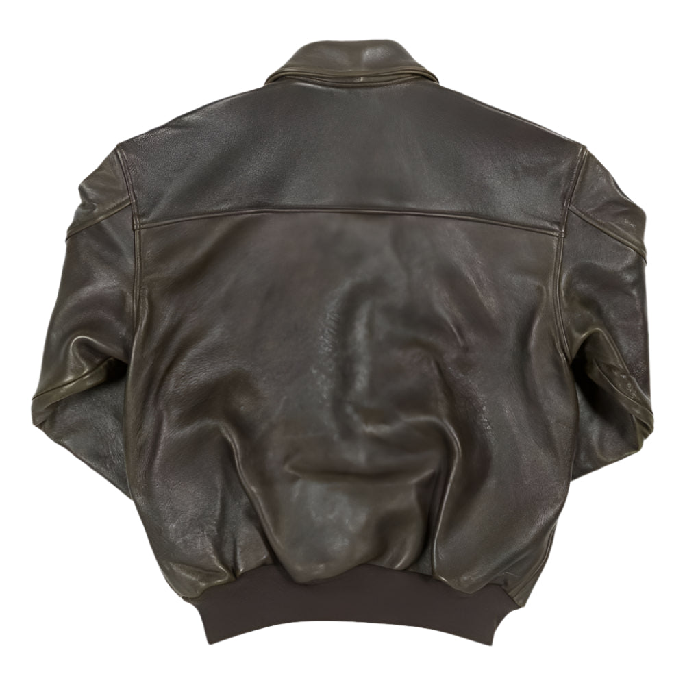 100 Mission A-2 Pilot's Leather Jacket – Classic Aviator Style - AMSEL LEATHERS