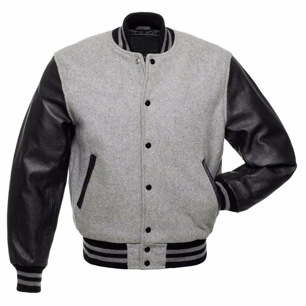 Multicolor Varsity Bomber Baseball Jacket - AMSEL LEATHERS