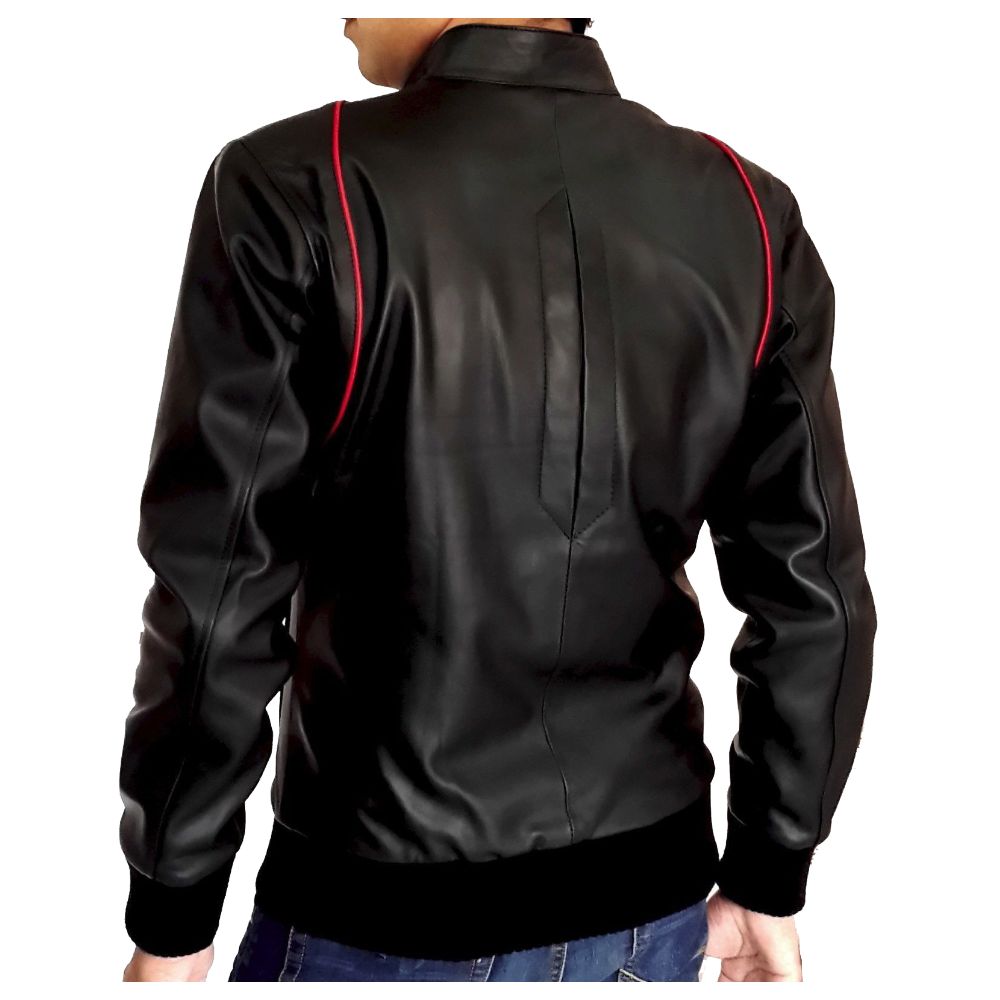 Blouson Slim fit Biker Jacket - AMSEL LEATHERS