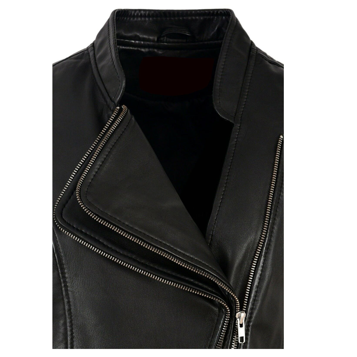 Women Double Brest Punk Waistcoat - AMSEL LEATHERS