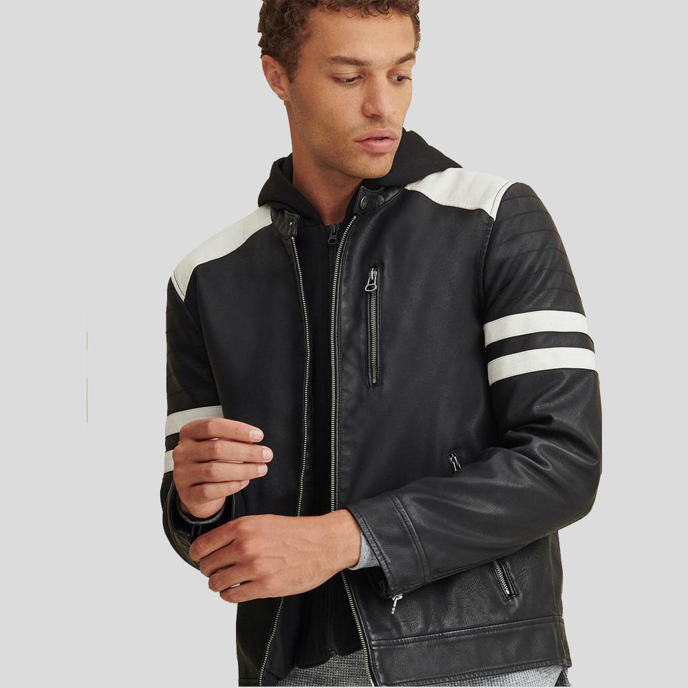 • mens moto jacket side angle
