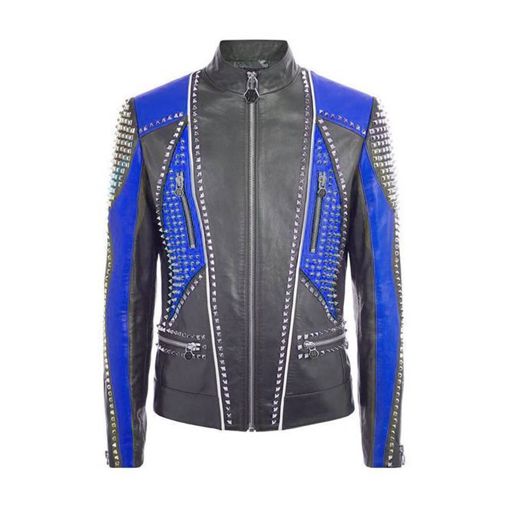 Mens Leather Jacket Multi Color Fashion Leather Jacket - AMSEL LEATHERS