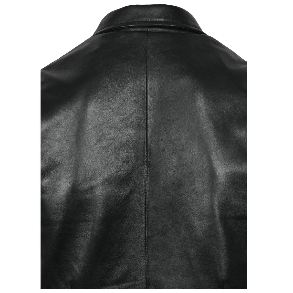 Men Party Black Premium Leather Waistcoat - AMSEL LEATHERS