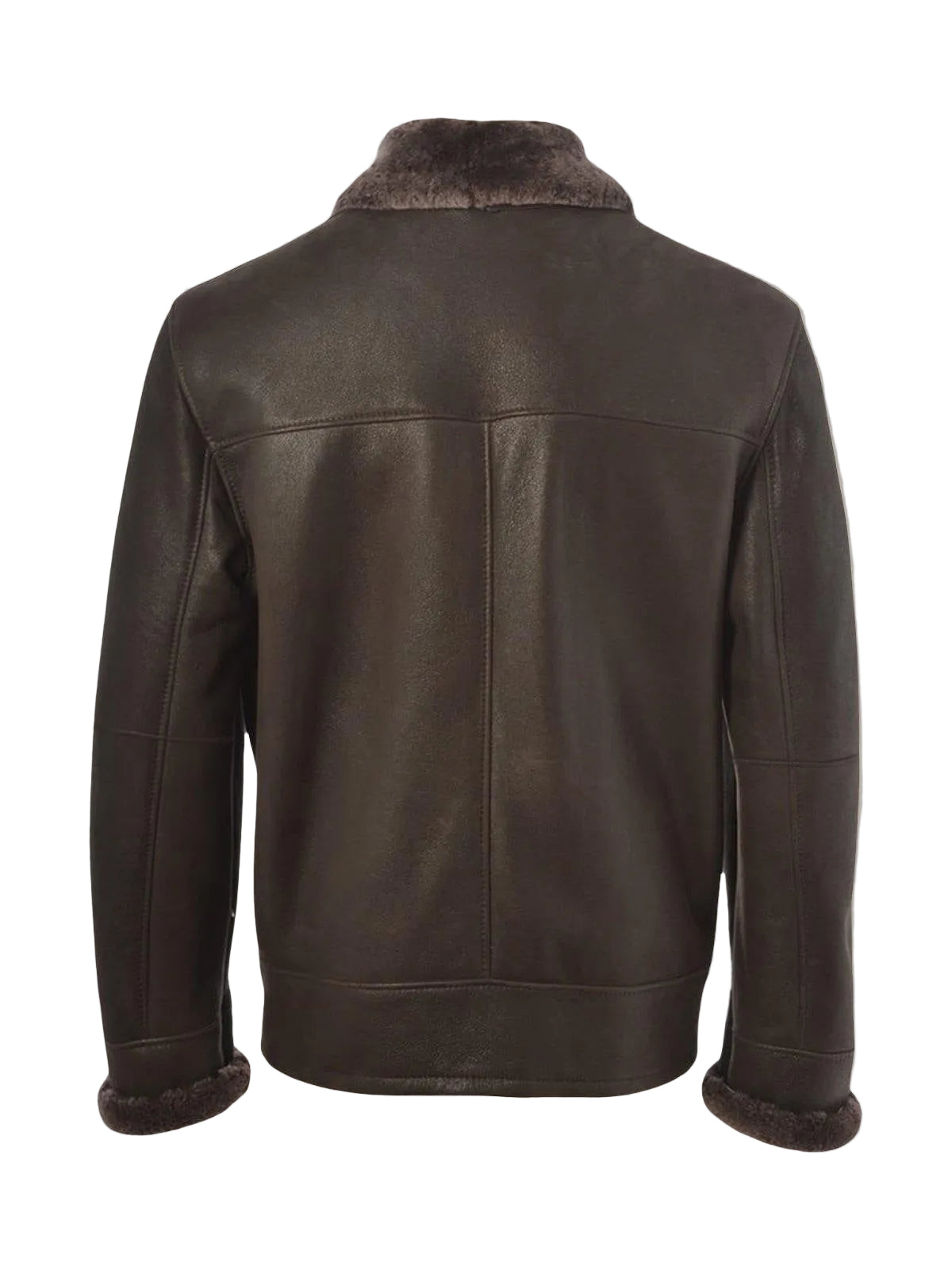 Amsel Orsen black shearling bomber jacket
