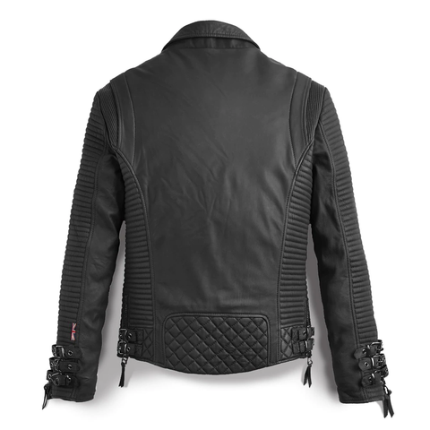 Amsel Rourke premium leather motorbike jacket
