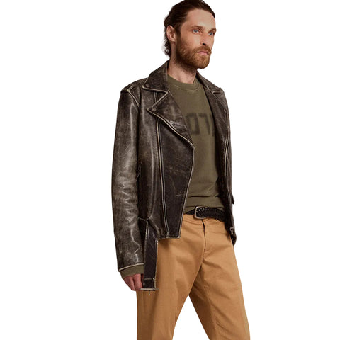 Amsel Vale fine grain leather jacket
