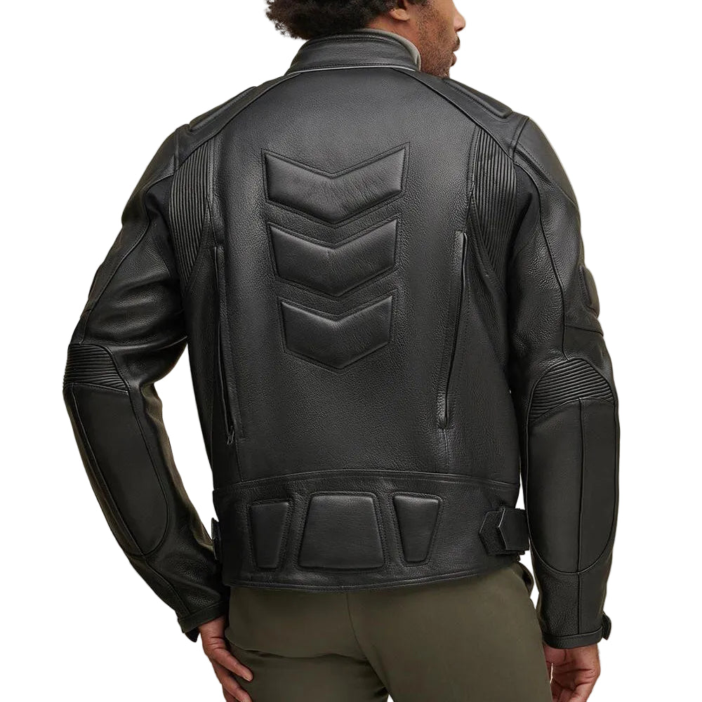 Amsel Veyron performance leather biker jacket
