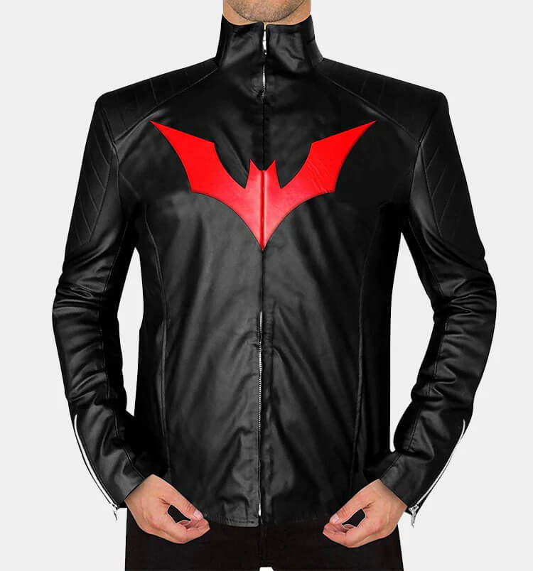 Batman Beyond Motorcycle Leather Jacket - AMSEL LEATHERS