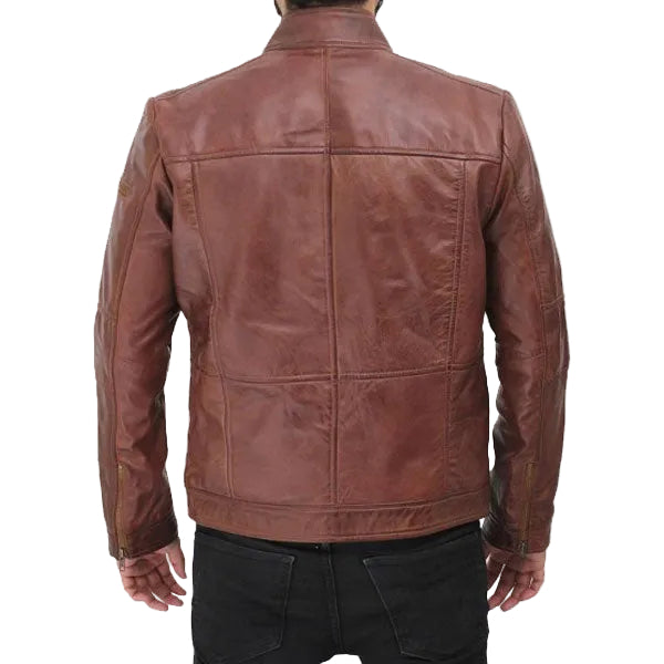 • brown waxed leather texture detail close up
