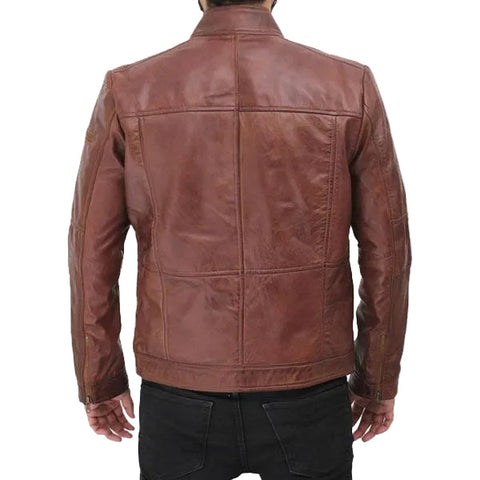 • brown waxed leather texture detail close up
