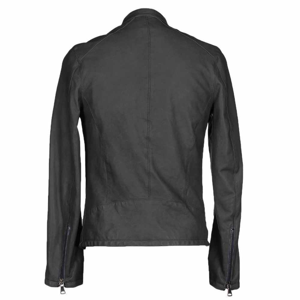 Men Slim Fit Fashion Biker Leather Jacket - AMSEL LEATHERS