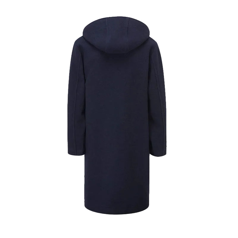 Blue double breasted peacoat for men
