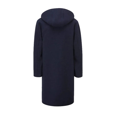 Blue double breasted peacoat for men
