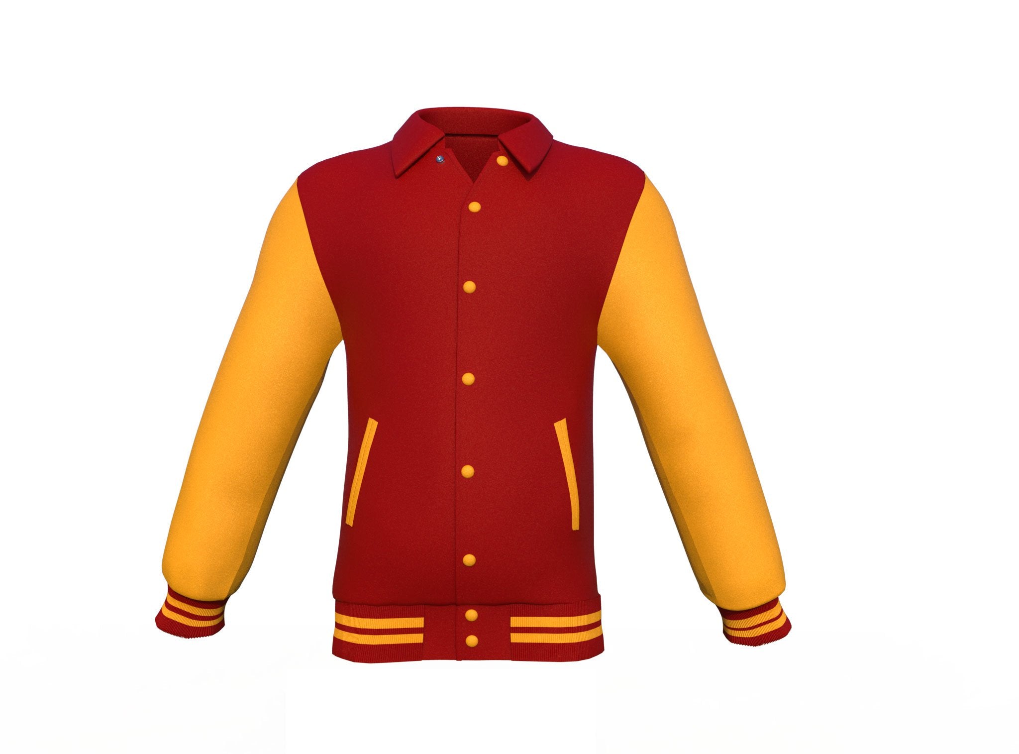maroon varsity letterman jacket with leather sleeves armand texture detail image 14