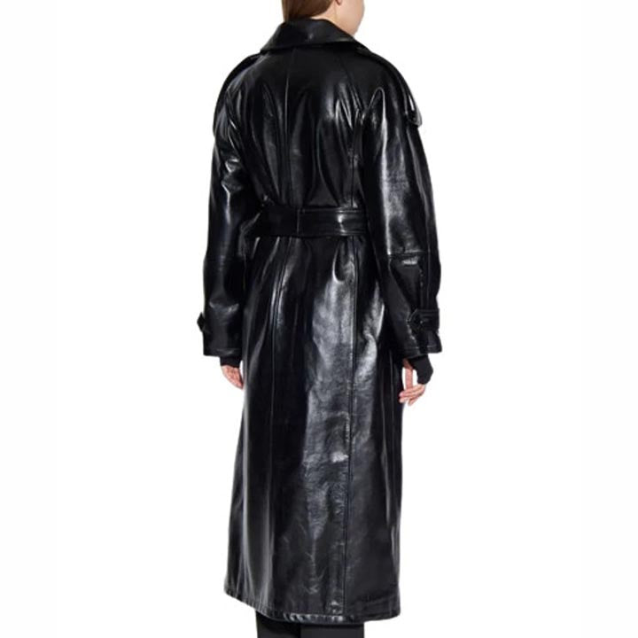 Genuine Leather Trench Coat for Women - AMSEL LEATHERS