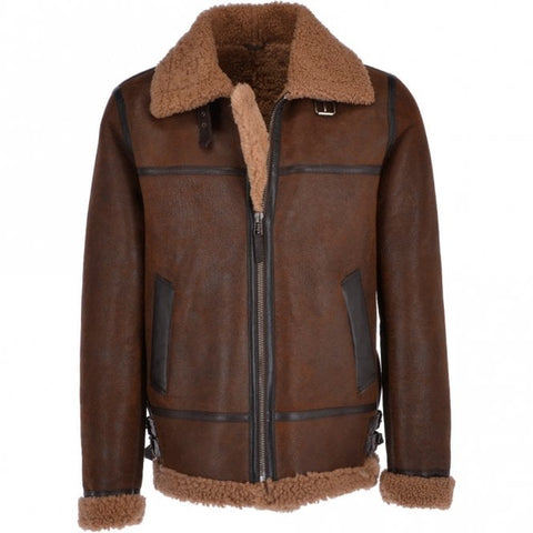 Men’s B3 sheepskin shearling bomber jacket
