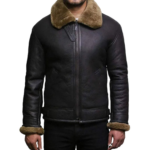 Men’s RAF B3 sheepskin shearling flying jacket
