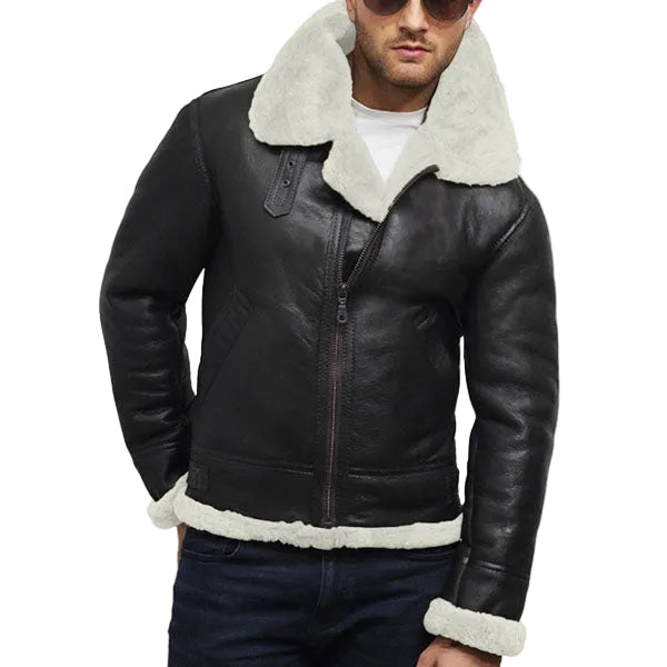 Men’s Toscana shearling sheepskin flying jacket
