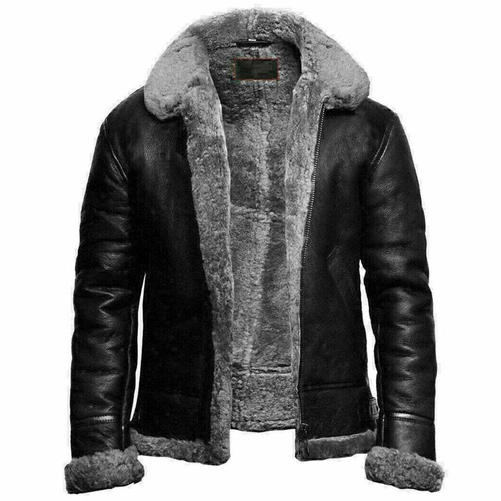 Men's B3 RAF Aviator Flight Shearling Sheepskin Jacket - AMSEL LEATHERS