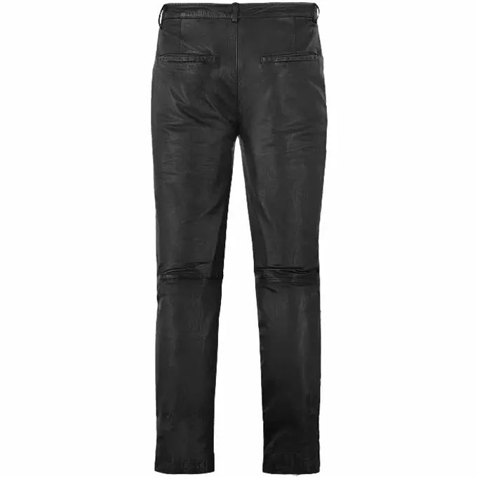 Men's Black Leather Trouser Amsel Leathers