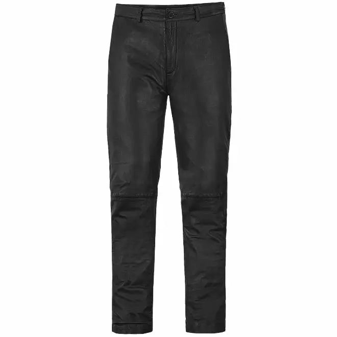 Men's Black Leather Trouser Amsel Leathers