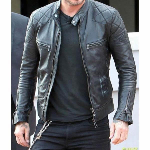 David Beckham Leather Jacket - AMSEL LEATHERS