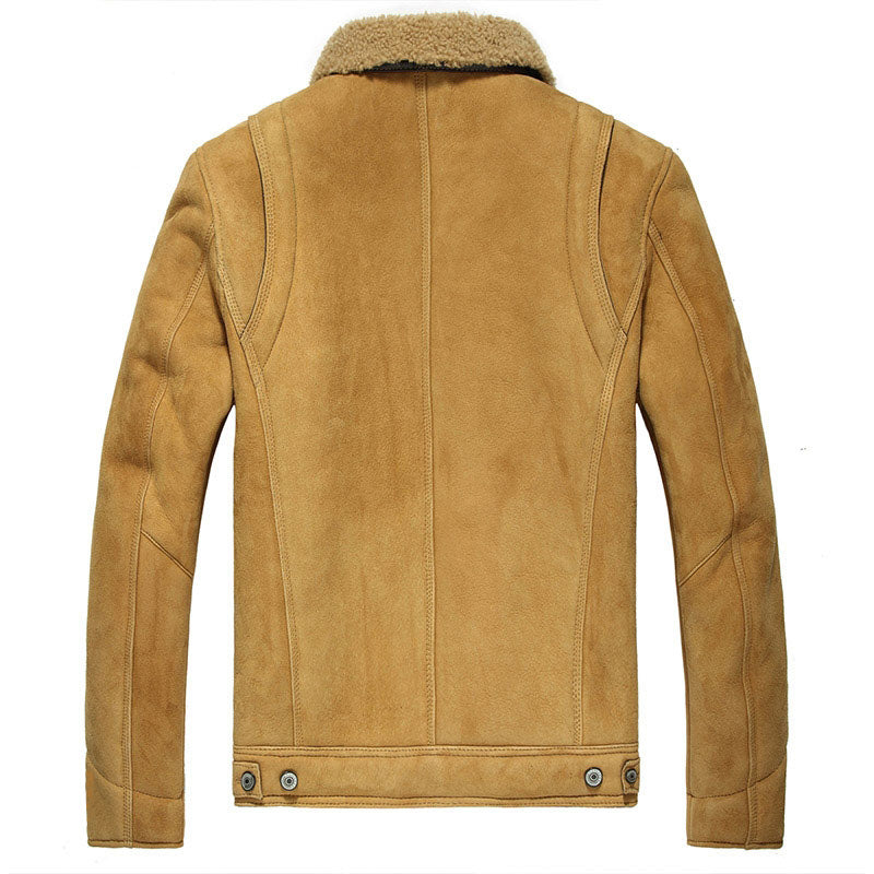 Men's Classics Sheepskin Shearling Aviator Jacket - AMSEL LEATHERS