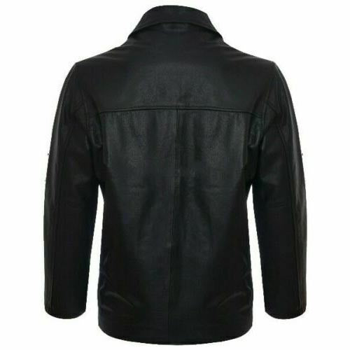 Men's Full Sleeves Lambskin Leather Shirt - AMSEL LEATHERS