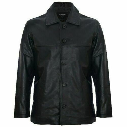 Men's Full Sleeves Lambskin Leather Shirt - AMSEL LEATHERS