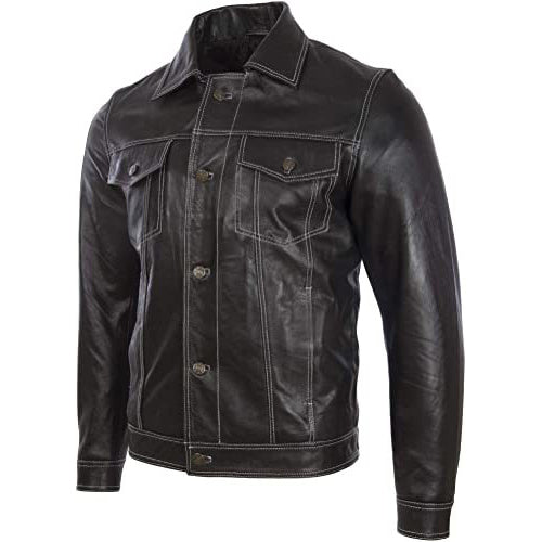 Men's Traditional Harrington Fashion Jacket - AMSEL LEATHERS