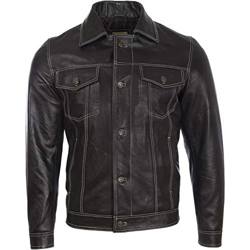 Men's Traditional Harrington Fashion Jacket - AMSEL LEATHERS