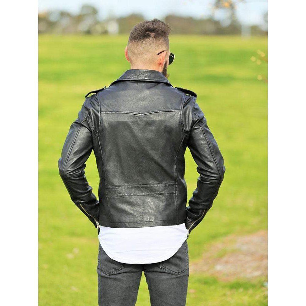 Men's Designer Leather Jacket - AMSEL LEATHERS