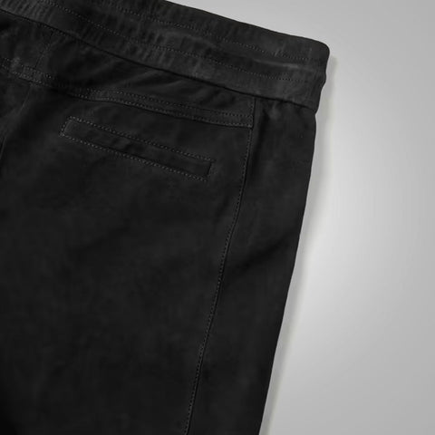 Men's Black Sheepskin Leather Pants – Leif