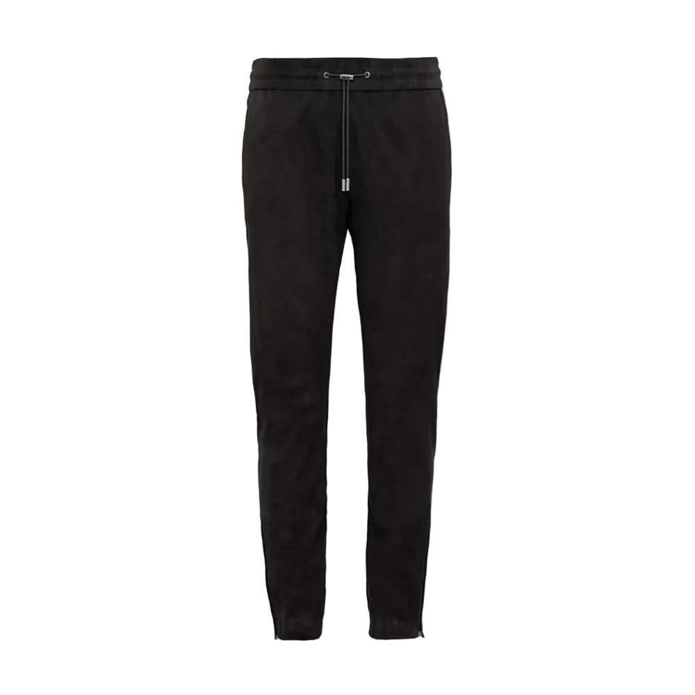 Men's Black Sheepskin Leather Pants – Leif