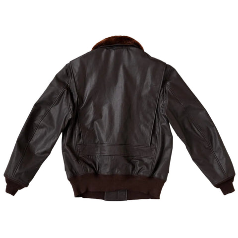 Mens M-422A flight Leather Bomber Jacket