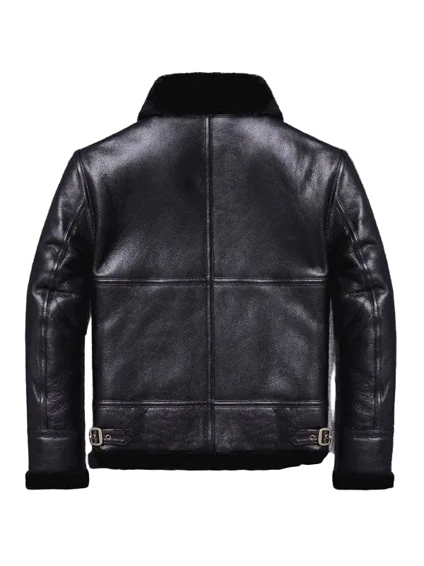 Mens Sheepskin Winter Fur Coat Jacket