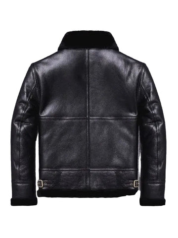 Mens Sheepskin Winter Fur Coat Jacket