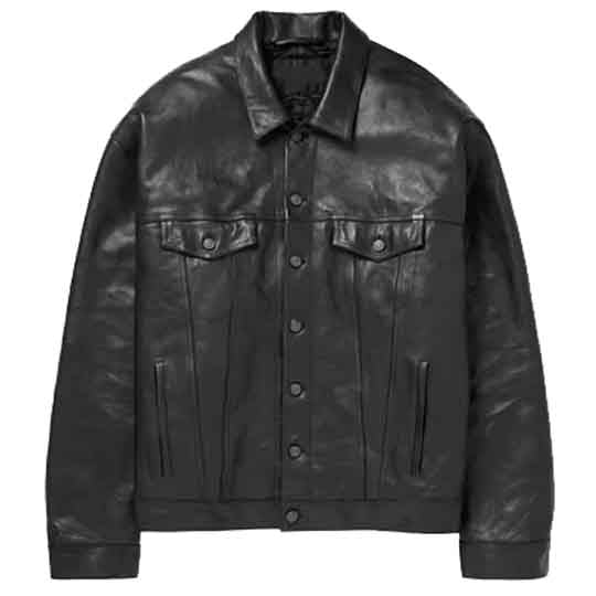 New Mens Army Black Suede Leather Trucker Jacket - AMSEL LEATHERS