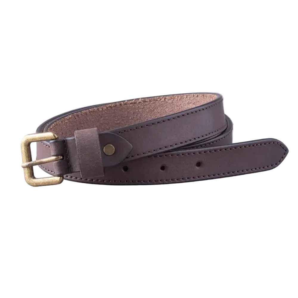 New Dark Brown Sheepskin Leather Belt For Women