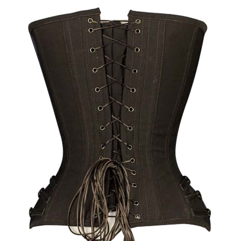 Overbust Corset Genuine Leather Corset - AMSEL LEATHERS