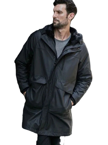 Oversize Parkas Long Fur Coat Hooded Mink Overcoat Winter Outwear