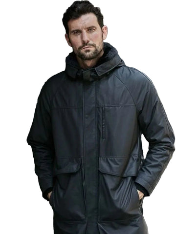 Oversize Parkas Long Fur Coat Hooded Mink Overcoat Winter Outwear
