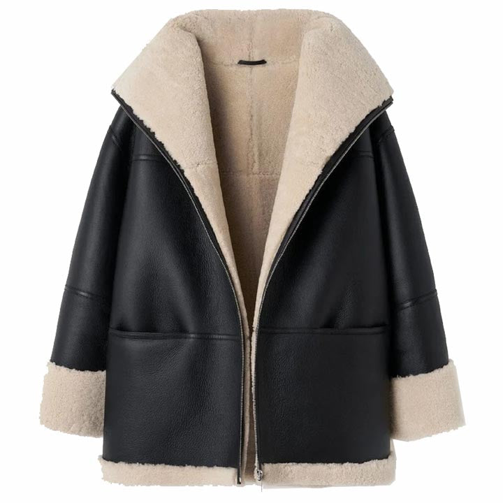 RAF Sheepskin Fur Coat - AMSEL LEATHERS