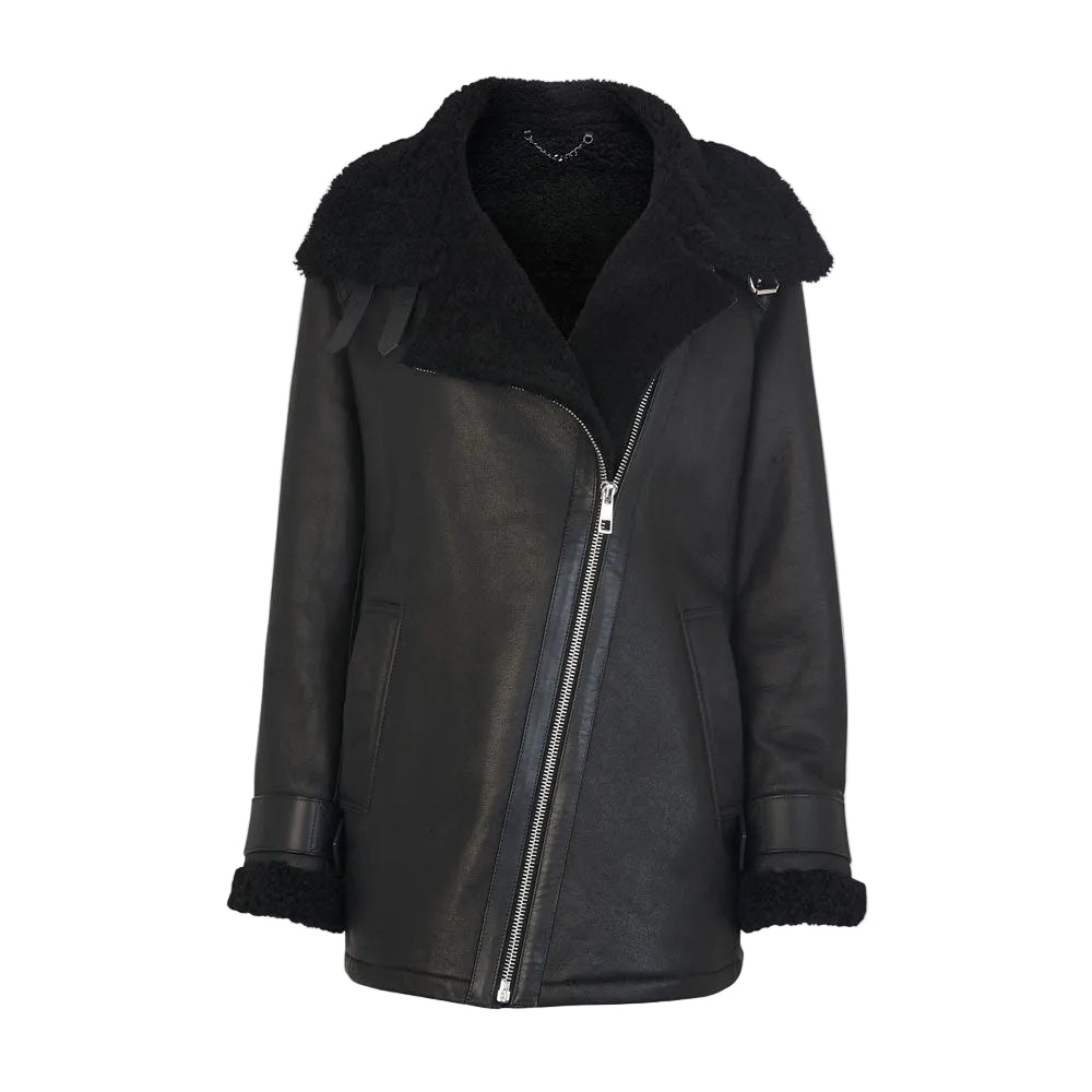 SHEARLING BRIANNA BIKER JACKET