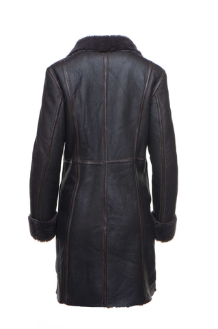 Women’s premium mid length winter coat with buttoned front