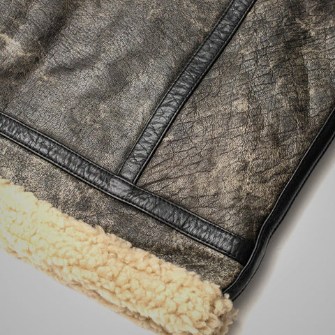 Sherpa Jacket for men in sheepskin leather